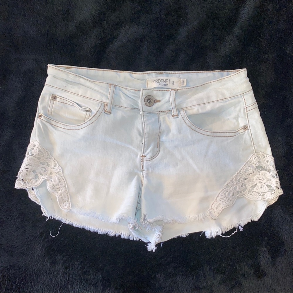 denim shorts